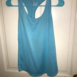 XS Light Blue Workout Tank Top